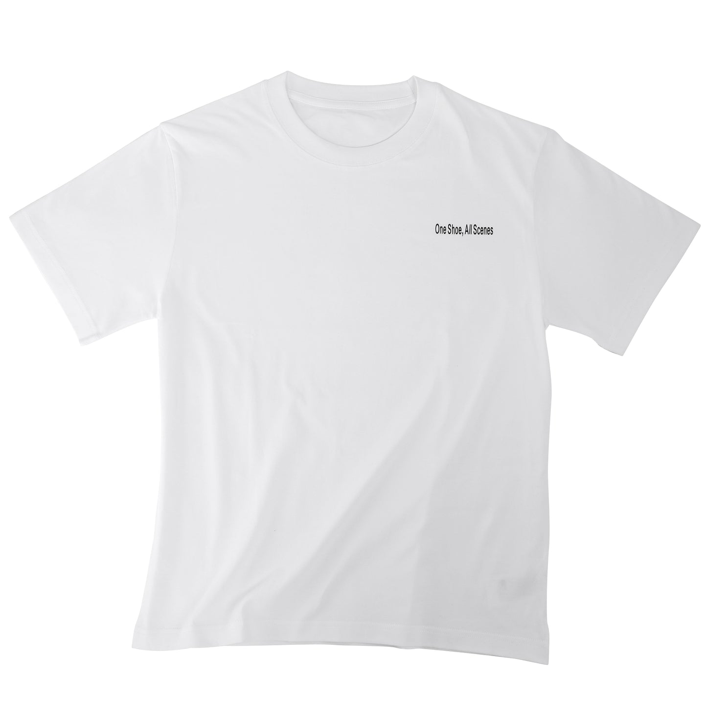 White T-shirt from One Shoe,All Scenes!