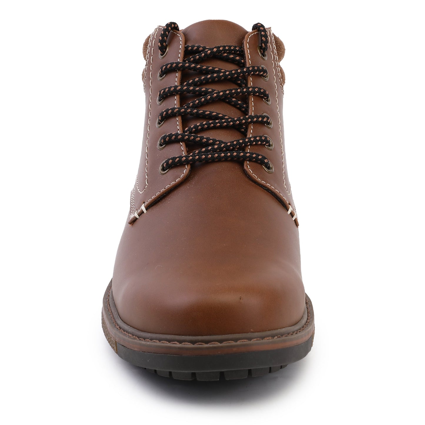 Men's Vintage Solid Colour Boots, Comfy Non Slip Durable Lace Up Shoes For Men's Outdoor Activities