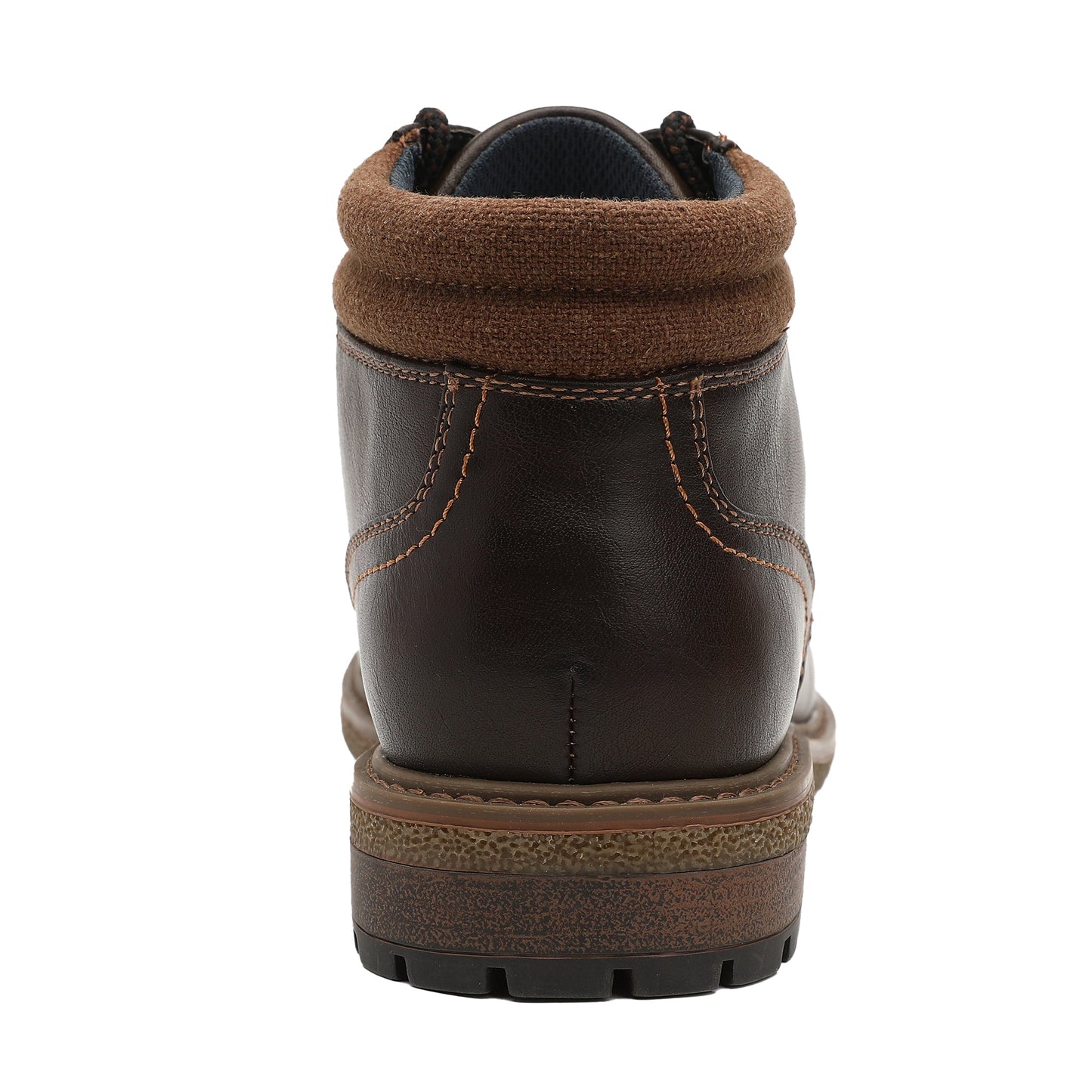 Men's Vintage Solid Colour Boots, Comfy Non Slip Durable Lace Up Shoes For Men's Outdoor Activities
