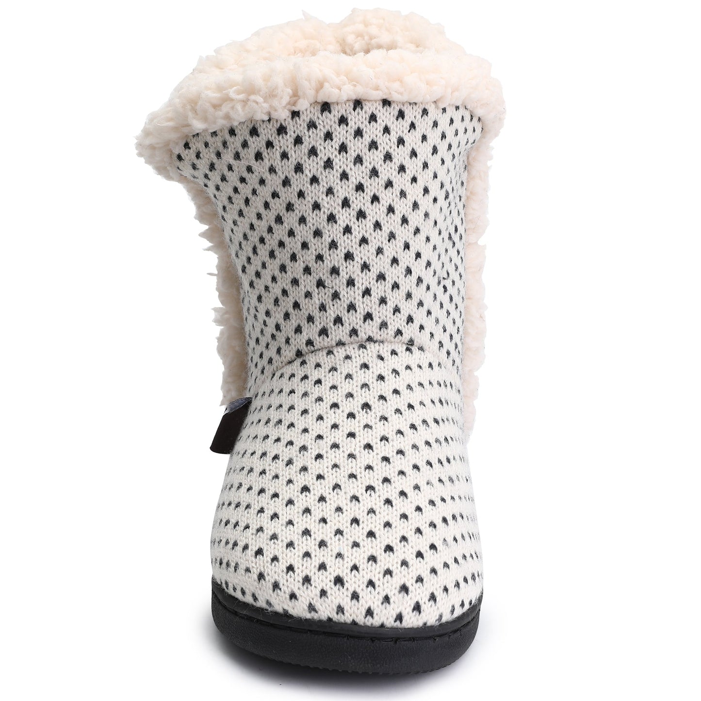 Womens Fashion Slipper Booties Knitted Ankle Memory Foam Slippers