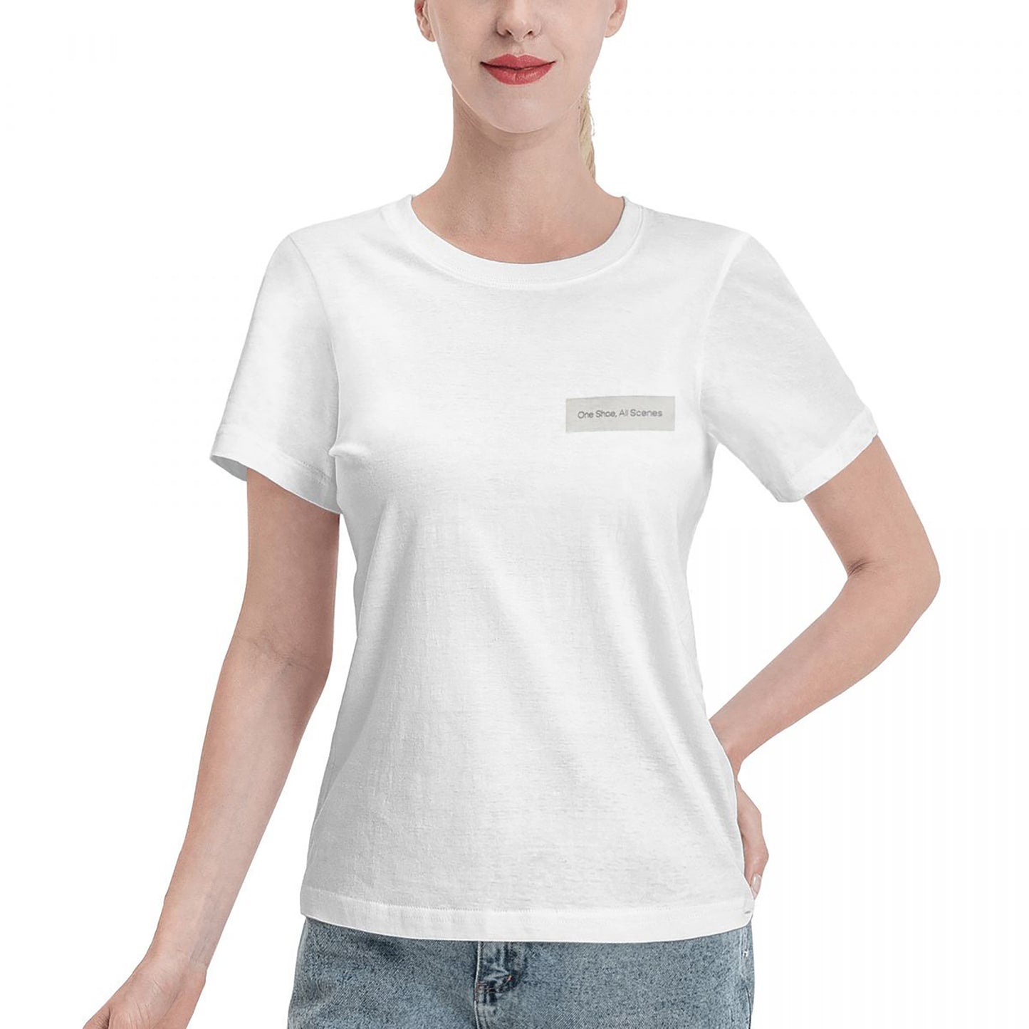 Simple Pure  White T-Shirt Fashion Cotton Clothes