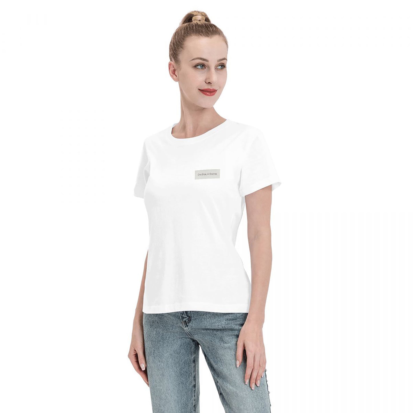 Simple Pure  White T-Shirt Fashion Cotton Clothes