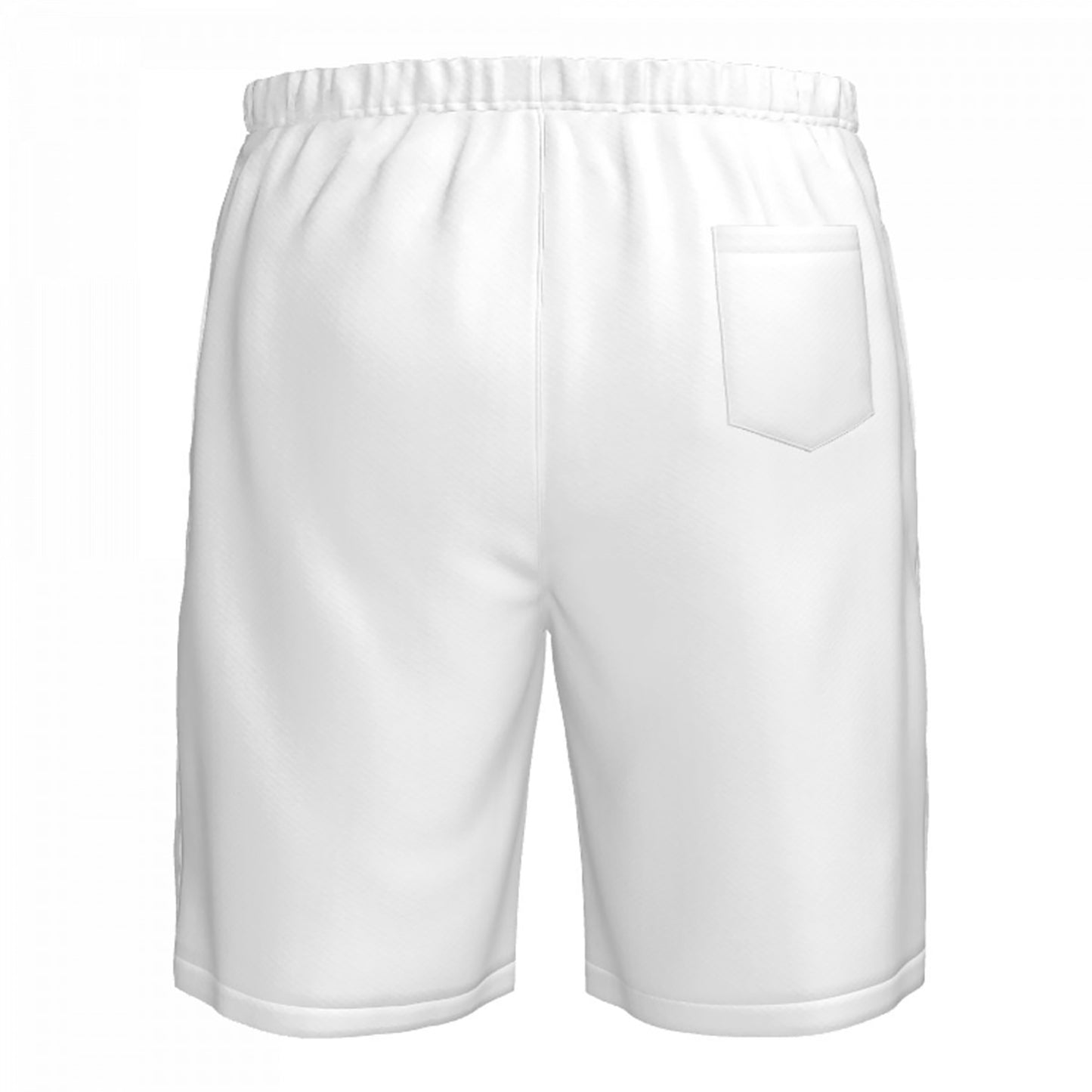 White Men's Summer Shorts Comfortable And Soft Fabric Daily Wearing