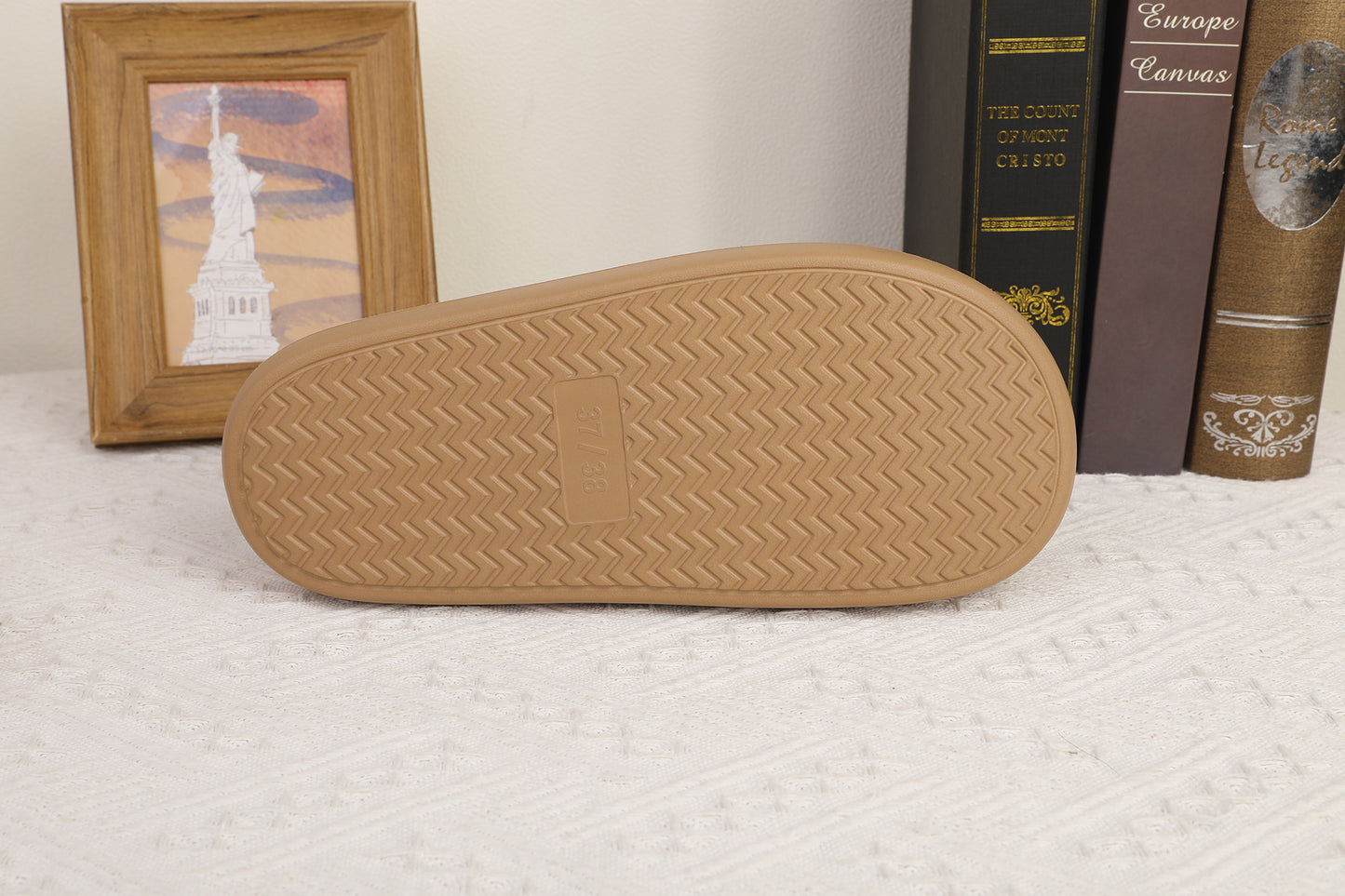 Kinderkicks Cozy Brown Winter Boots — Warm & Comfortable Indoor/Outdoor Kids' Slippers