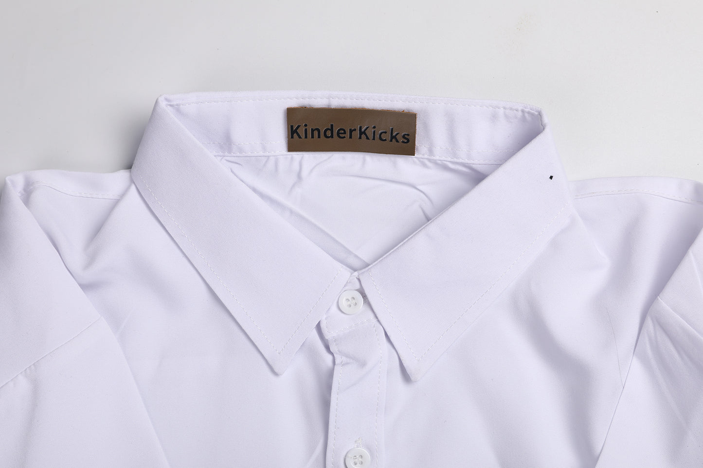 Kinderkicks Classic White Cotton Shirt – Premium Versatile Dress Shirt for Formal Wear