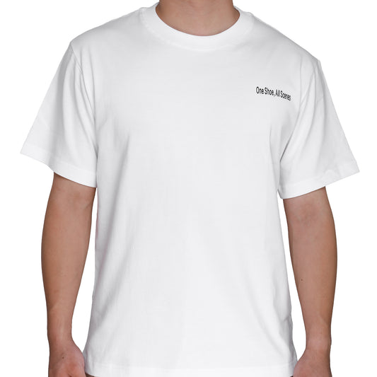 White T-shirt from One Shoe,All Scenes!