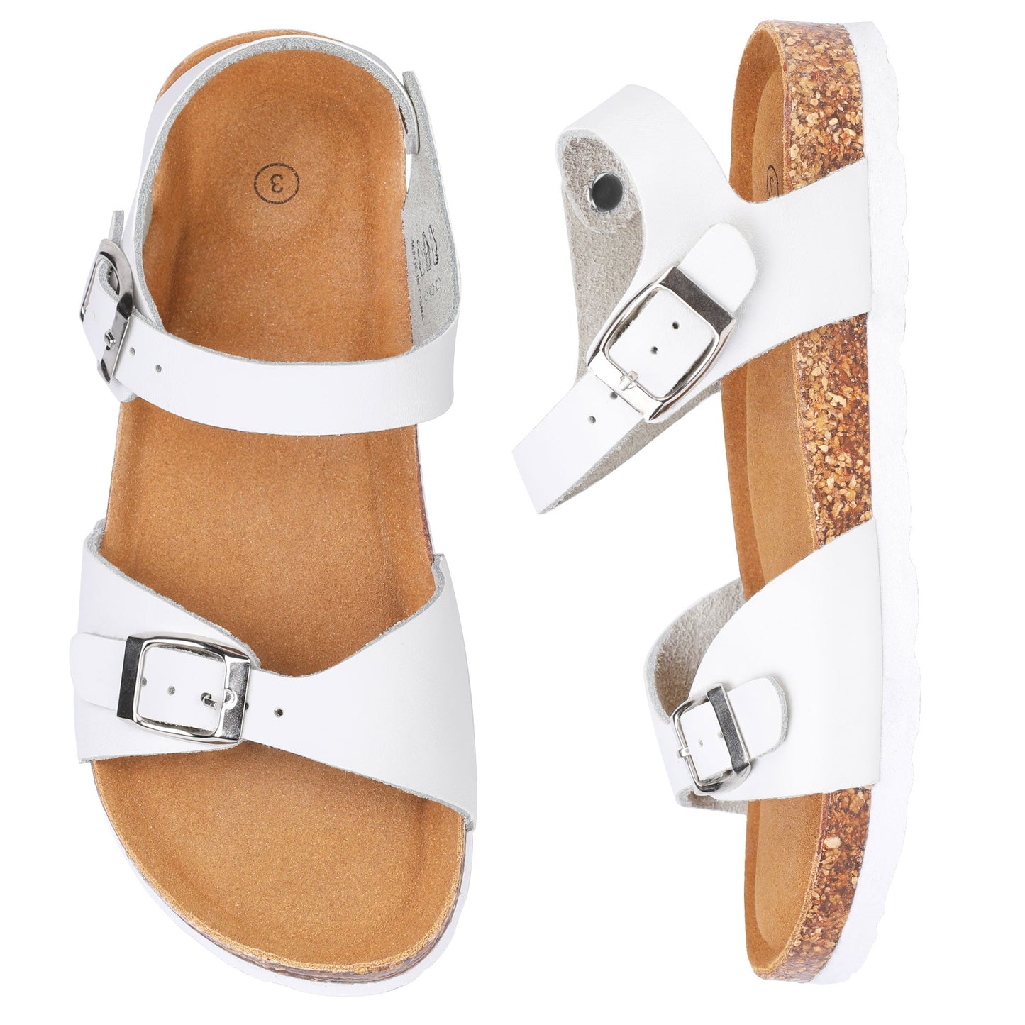 Girls Sandals Summer Slip On Sandals for Little Kids