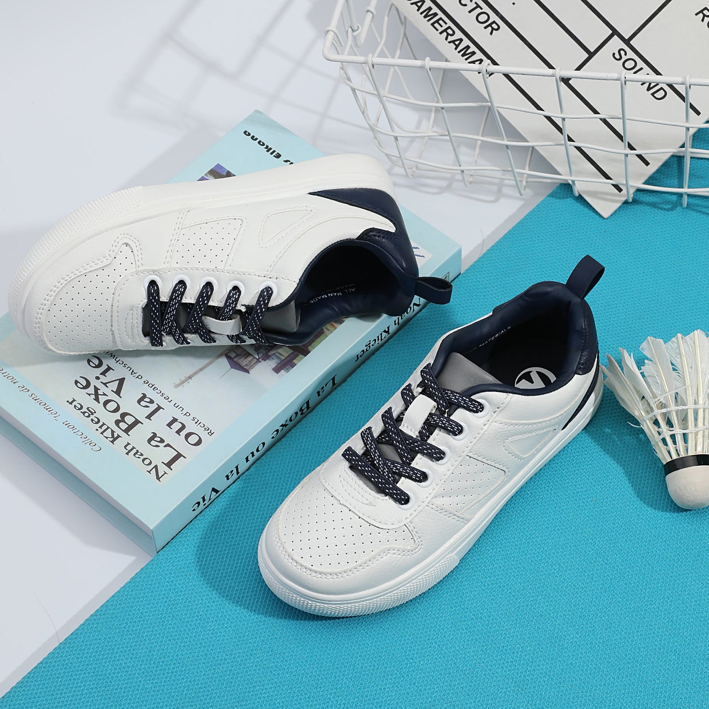 Boys Sneaker Breatherable Vegan Leather Fashion Shoes