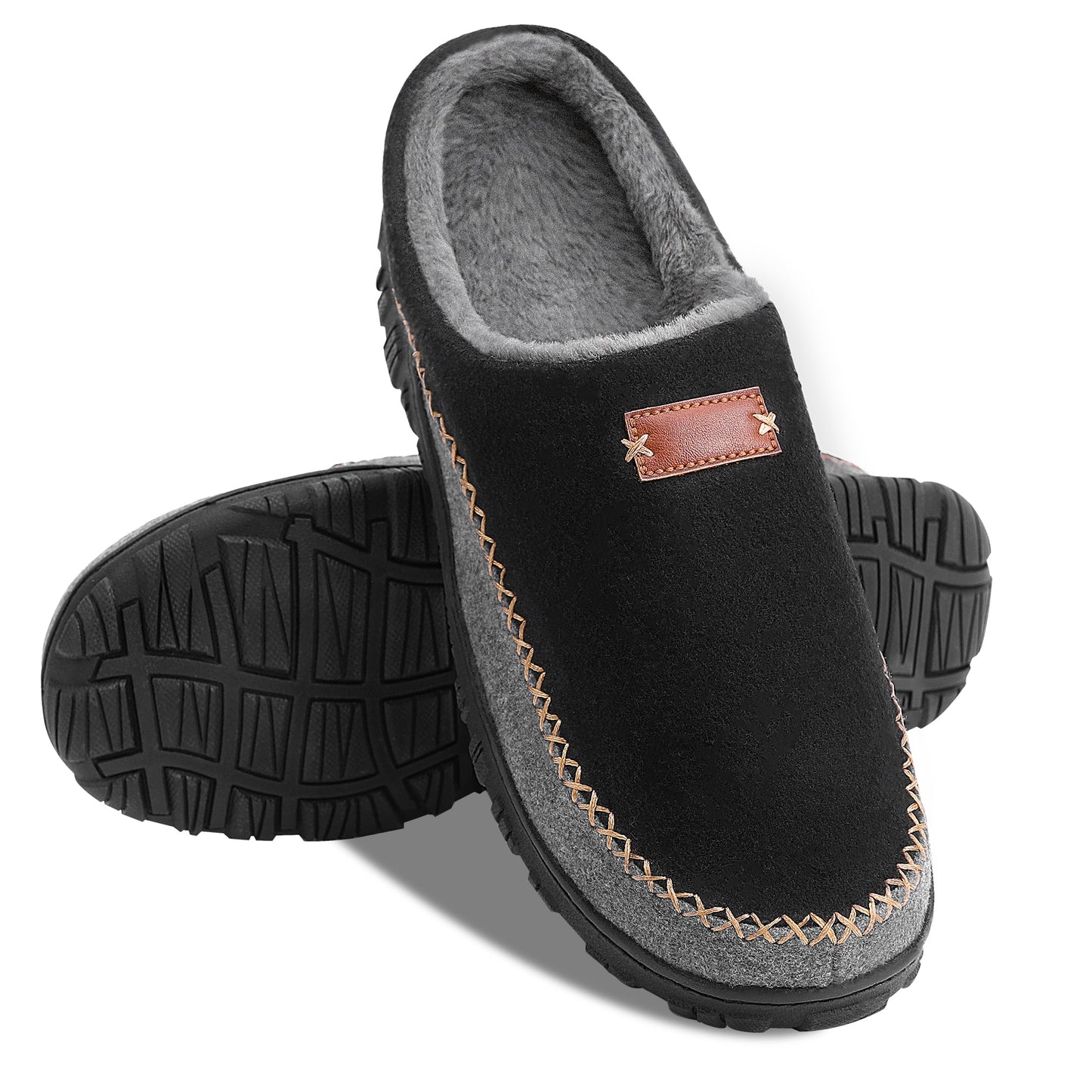 Men's Home Slippers Dirt Resistant Comfortable Indoor and Outdoor Anti-Slip Soles Shoes