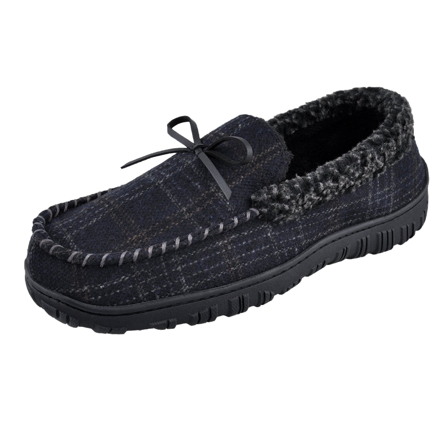 Men's Trendy Slip On Home Shoes, Comfy Non Slip Thermal Shoes For Men's Indoor Activities