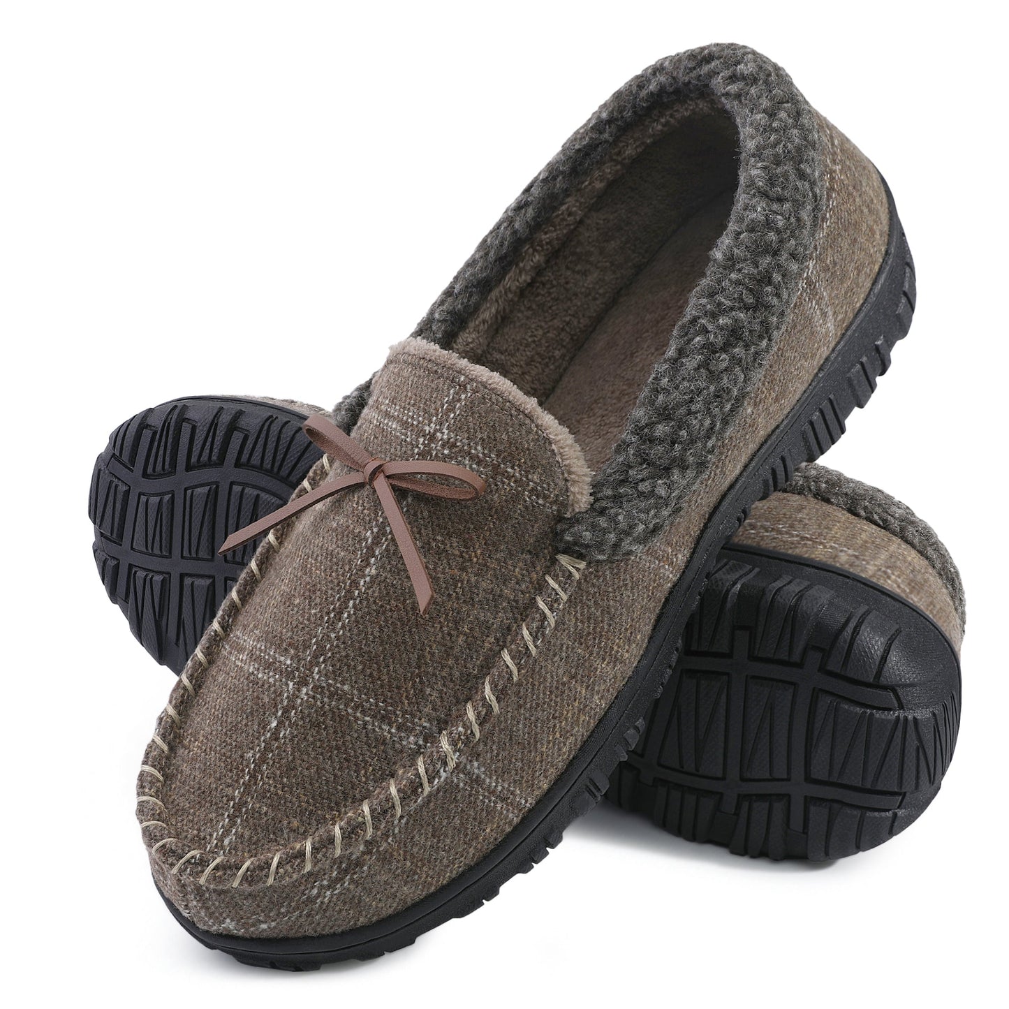 Men's Trendy Slip On Home Shoes, Comfy Non Slip Thermal Shoes For Men's Indoor Activities