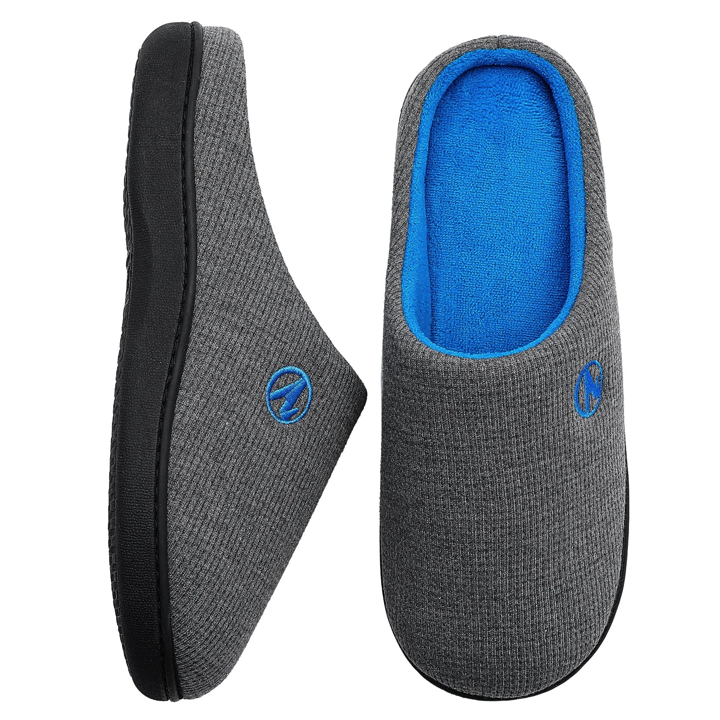 Men's Warm Cozy Slides, Comfortable Fuzzy Soft Slippers, Plush Comfy Non-slip Home Shoes For Indoor Outdoor Bedroom, Men's Home Shoes