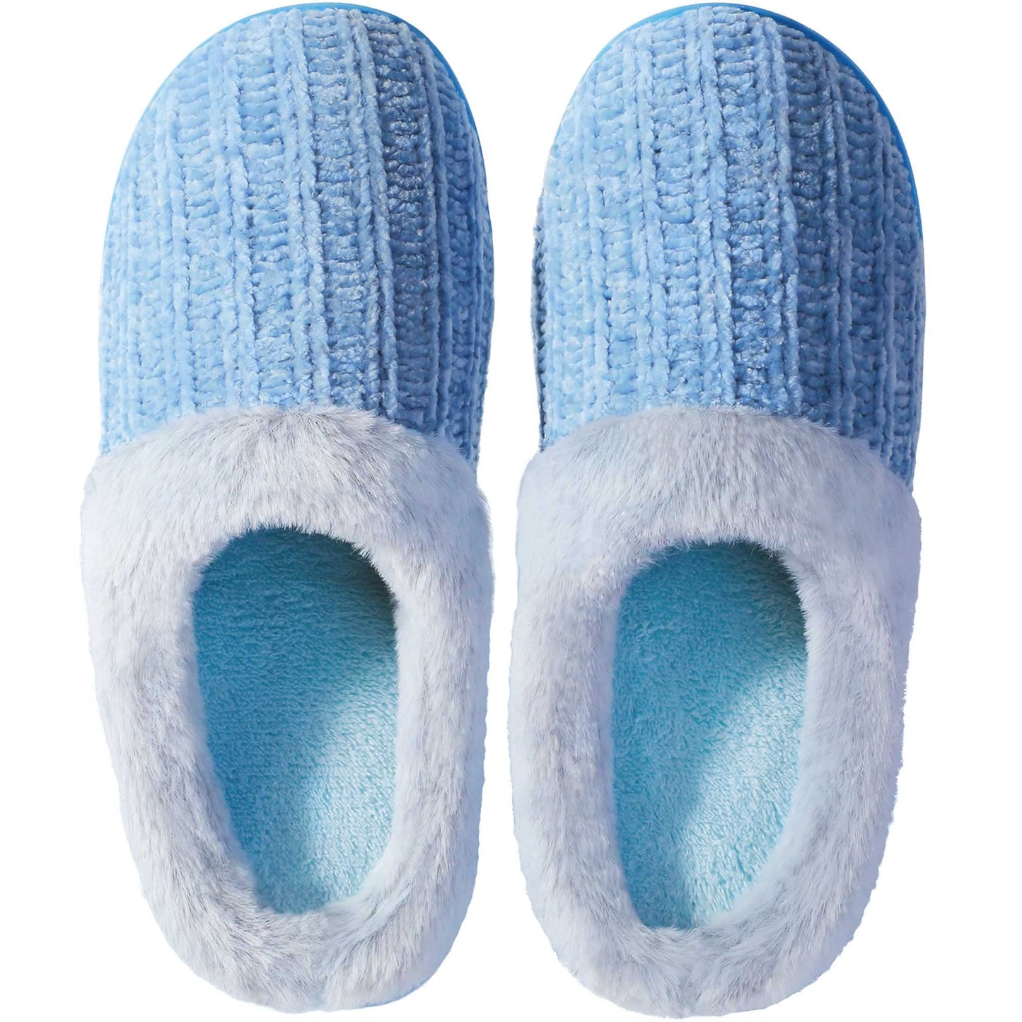 Slippers for Women Memory Foam Fuzzy House Slippers Bedroom Non-slip Warm Fluffy Plush Womens Slippers