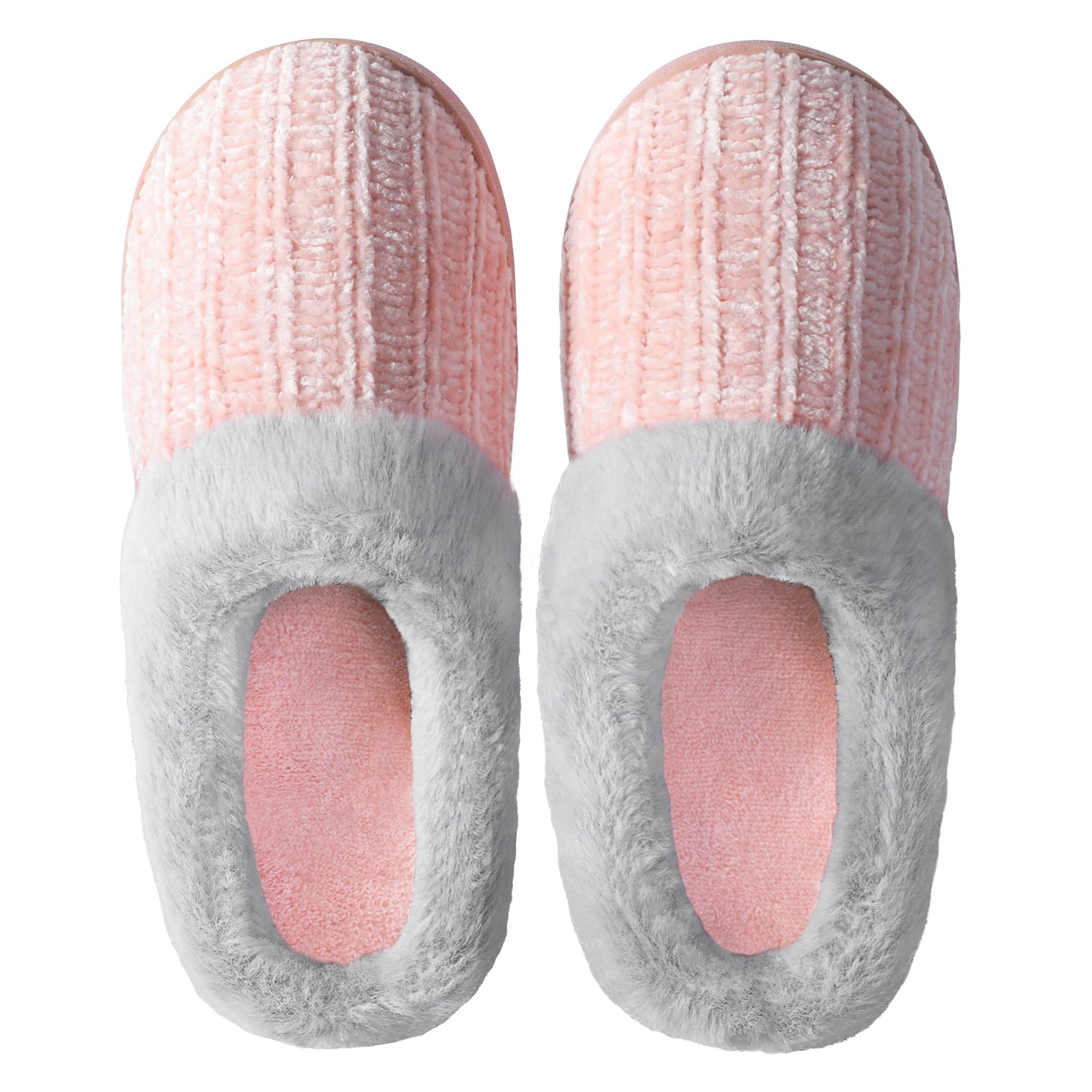 Slippers for Women Memory Foam Fuzzy House Slippers Bedroom Non-slip Warm Fluffy Plush Womens Slippers