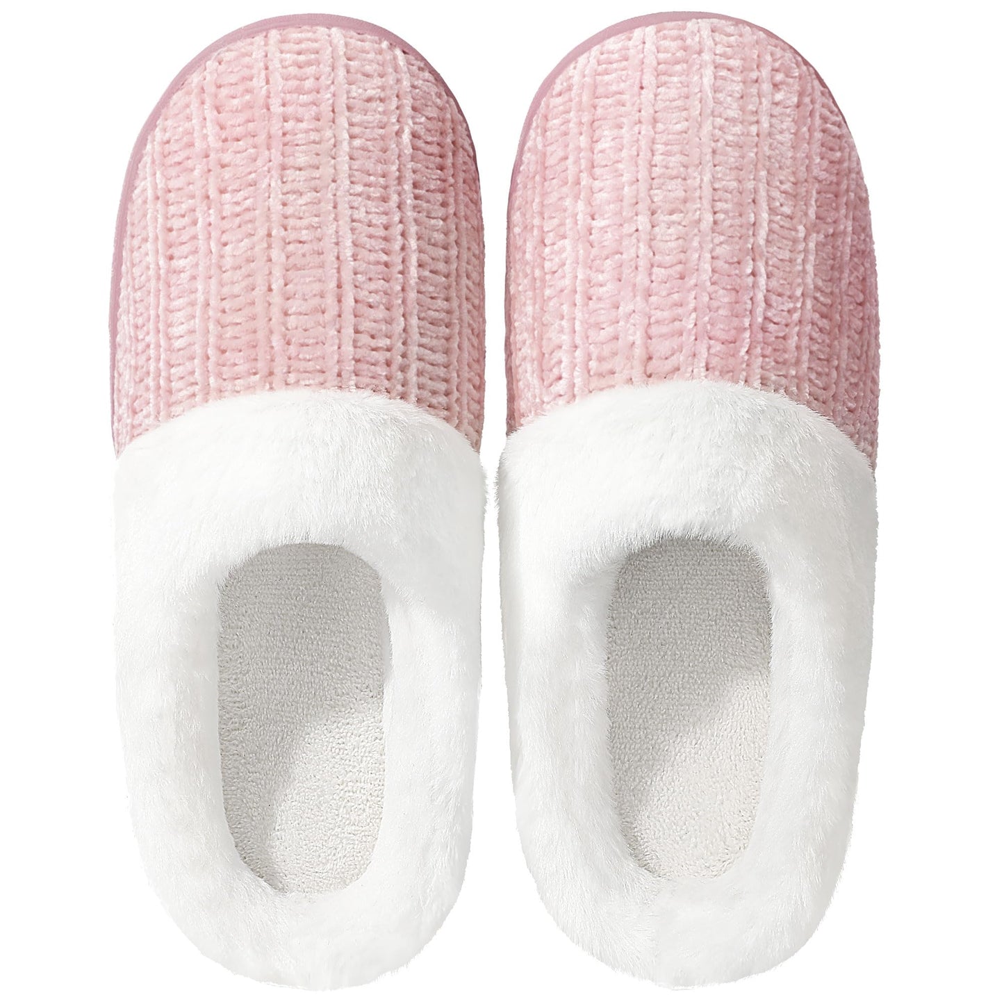 Slippers for Women Memory Foam Fuzzy House Slippers Bedroom Non-slip Warm Fluffy Plush Womens Slippers