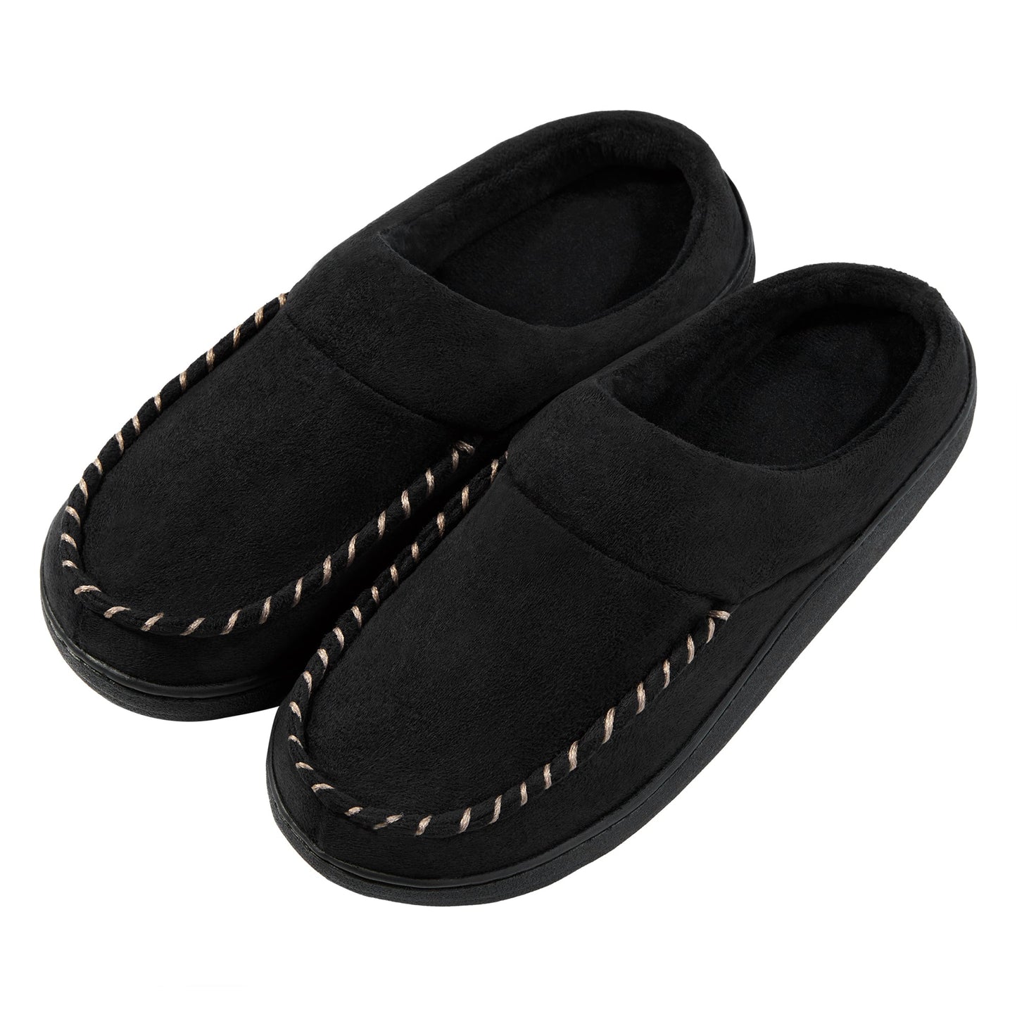 Womens Ultimate Comfort Memory Foam Slippers - Cozy Fleece Lined, Non-Slip Soles Shoes