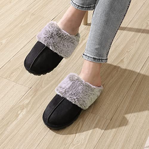 Womens Memory Foam Slippers for Women Indoor Outdoor Womens House Shoes