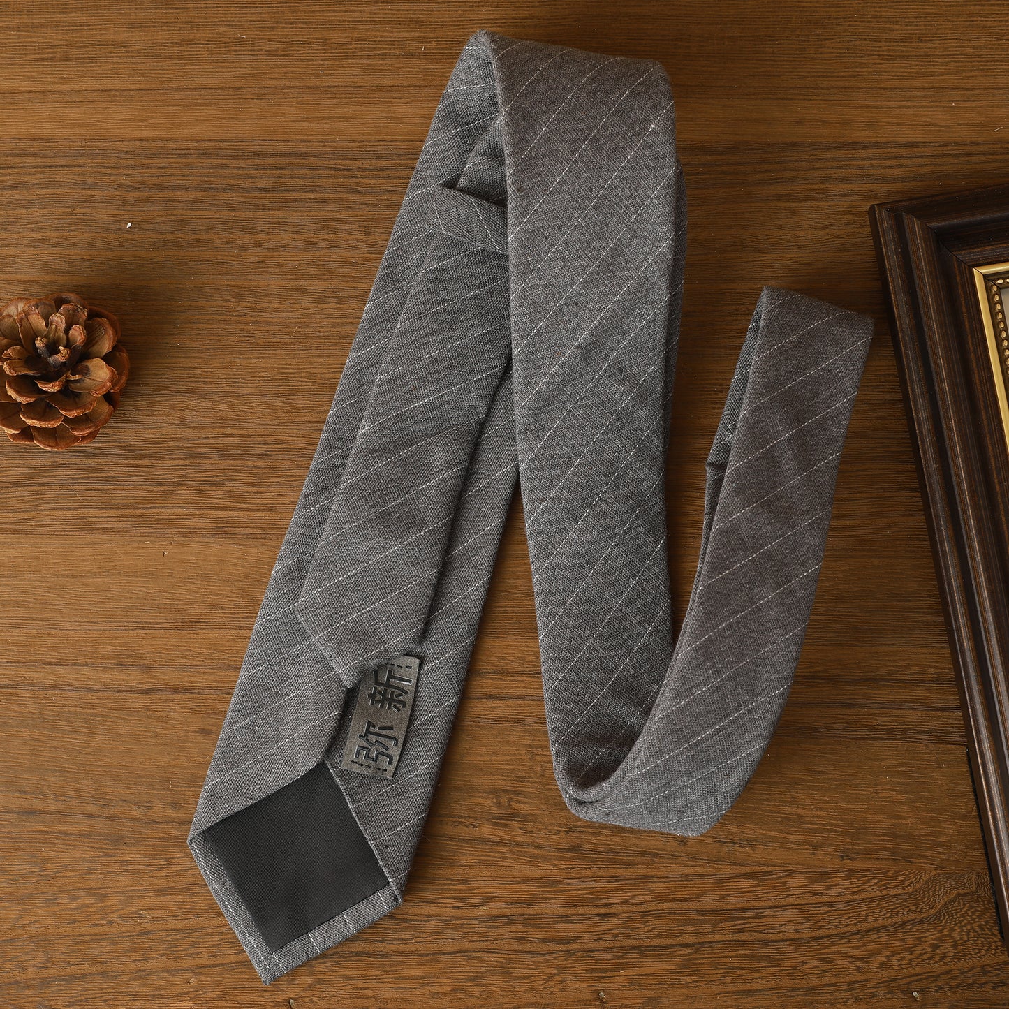 弥新 MIXIN Grey Polyester Necktie
