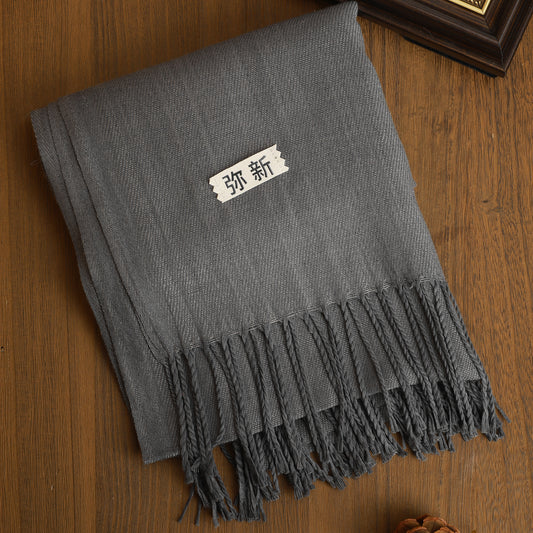 弥新 MIXIN Grey Wool Scarf