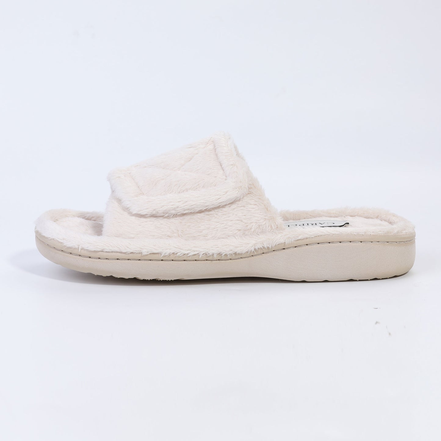 CARIPEL Womens Slippers Fuzzy Memory Foam House Slippers Open Toe