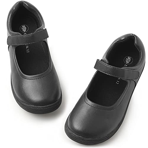 festooning Girls Mary Jane Shoes School Uniform Flats Cute Dress Shoes for Girls Wedding Back to School