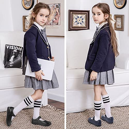 festooning Girls Mary Jane Shoes School Uniform Flats Cute Dress Shoes for Girls Wedding Back to School