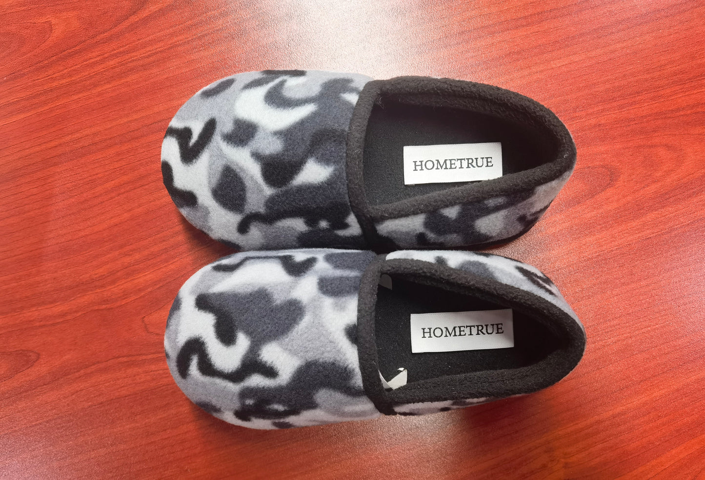 HOMETRUE Boys Slippers Memory Foam House Shoes Size 11 12